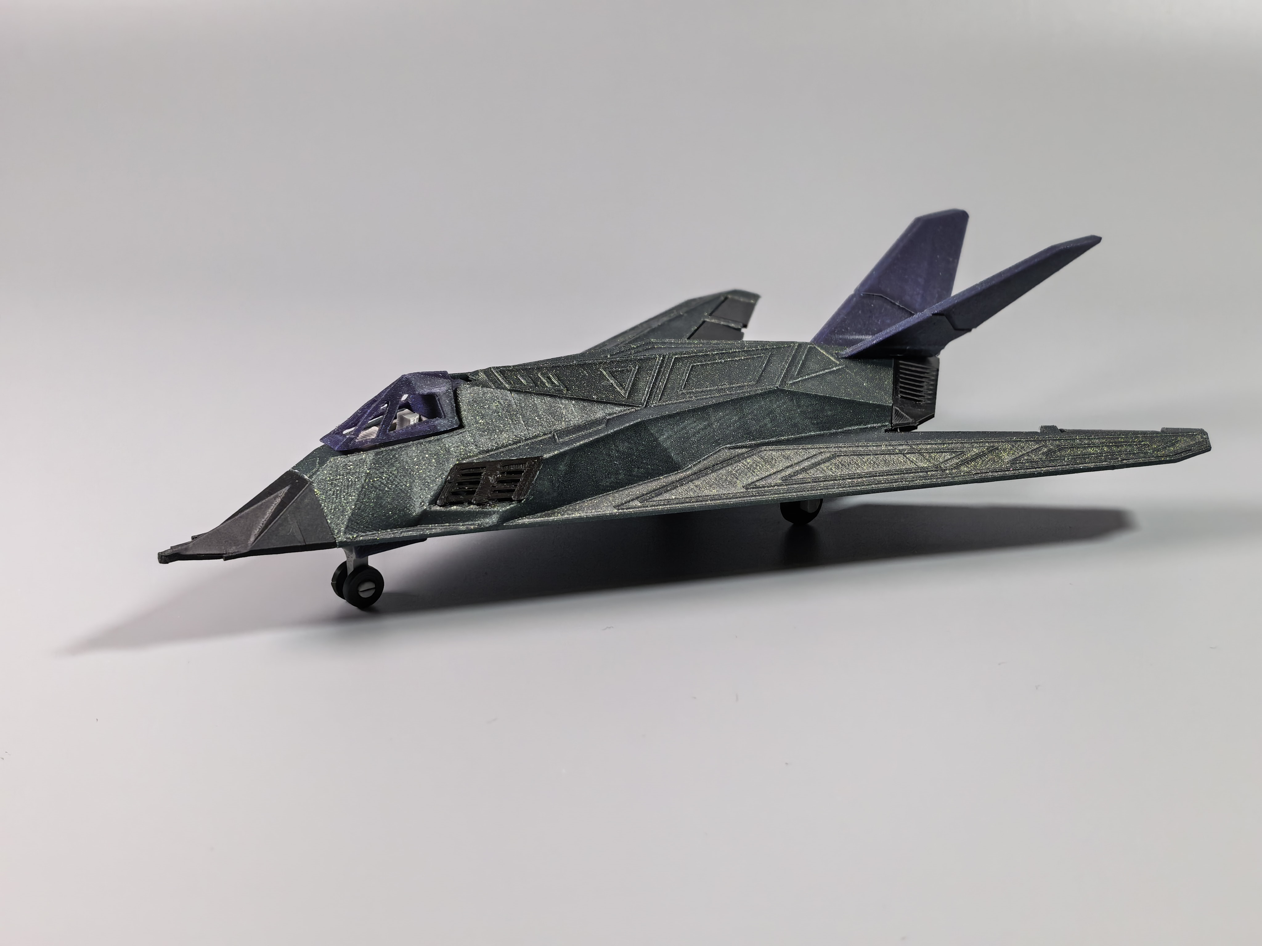 Stealth Fighter F-117 - Free 3D Print Model - MakerWorld