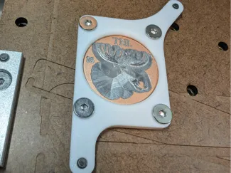 40mm Coin Jig for Carvera Air