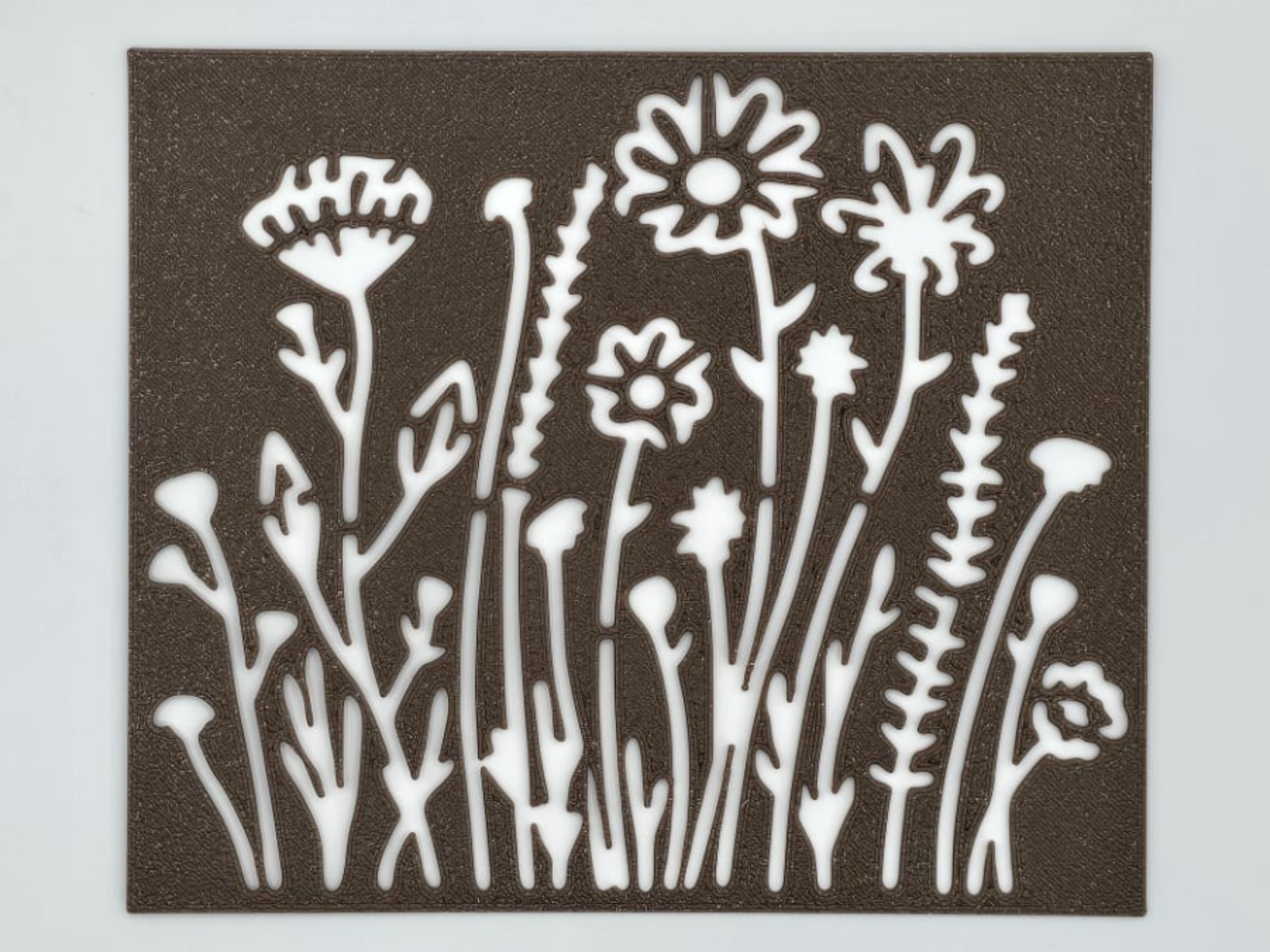 Wildflower Meadow Stencil Template