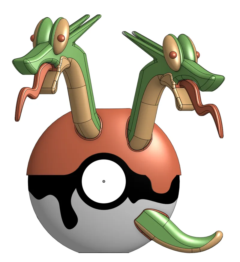 Hydrapple Pokeball / Pokémon Go Protective Case