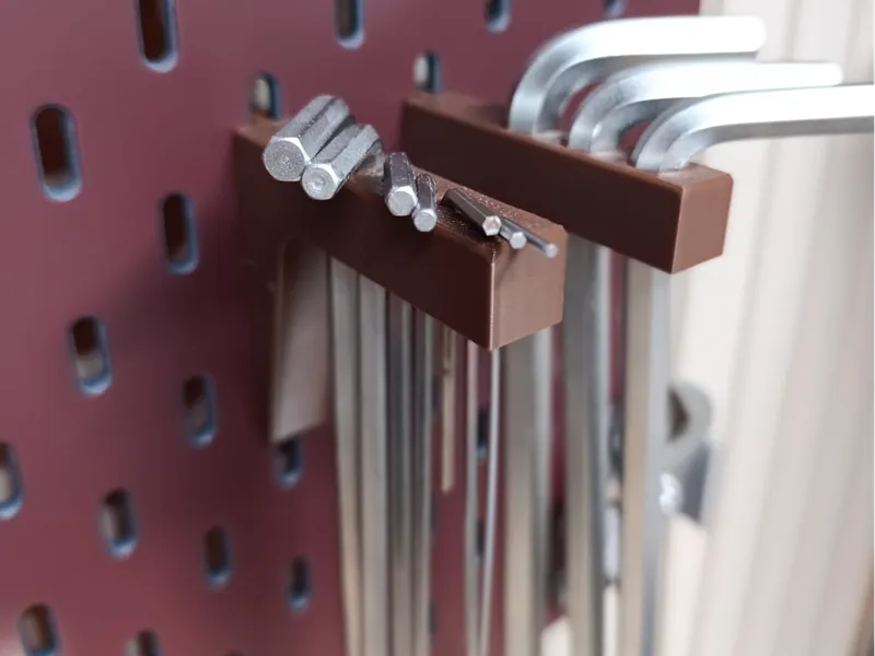 Ikea Skadis-Allen key/hex key/hex wrench holder