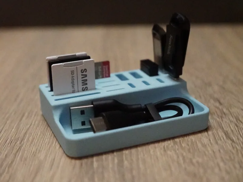 USB SD Holder Organizer