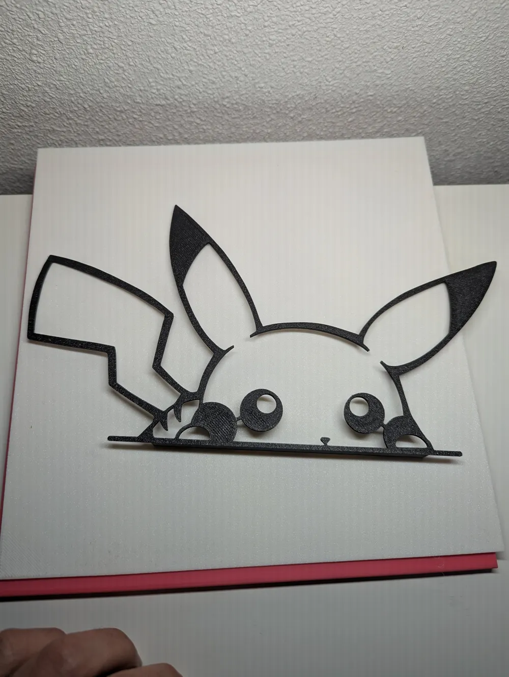 Pikachu wall art / Door art - Free 3D Print Model - MakerWorld