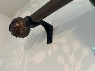 Curtain Rod Bracket that Isn’t Ugly