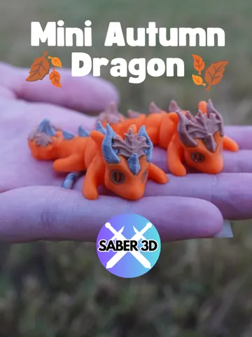 Adorno temático: Mini Autumn Dragon — vista de referencia 2