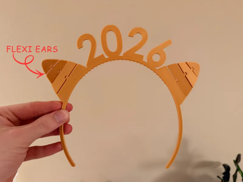Flexi Cats Ears Headband - New Year