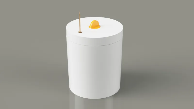Toothpick container