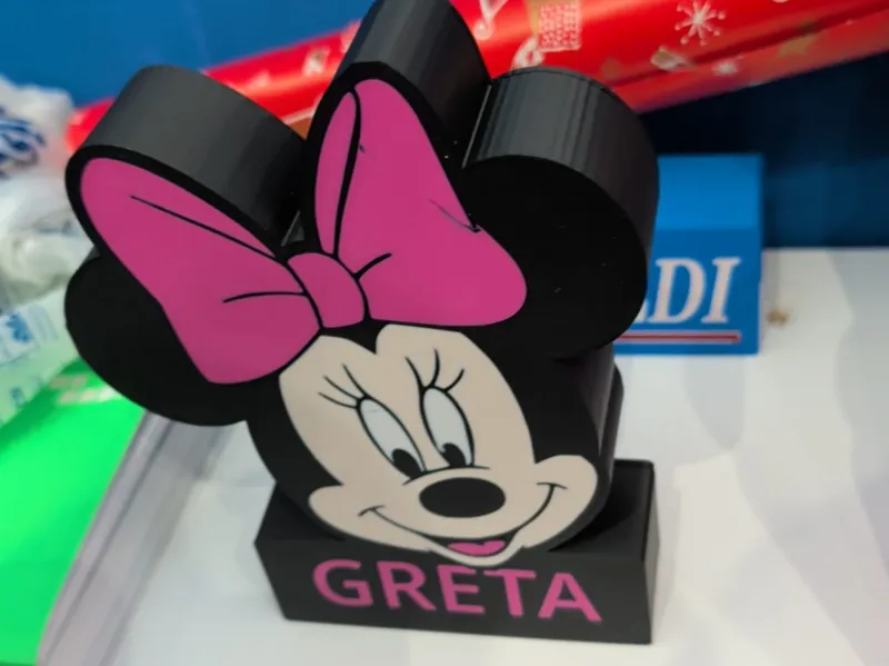 MINNIE LAMPADA PERSONALIZZABILE