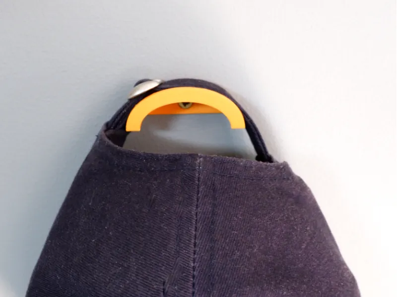 Hat hook. Simple cap hook