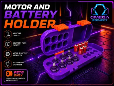 Battery and Motor Holder