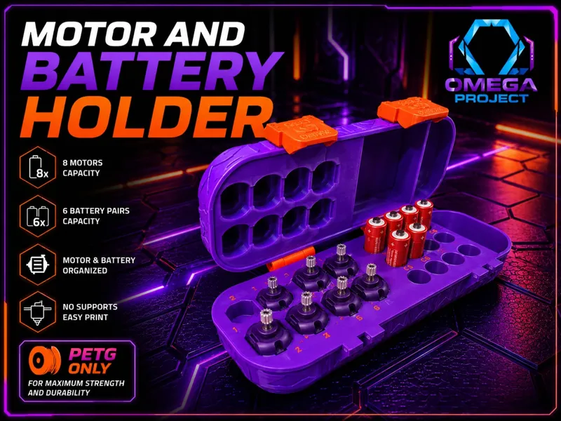 Battery and Motor Holder