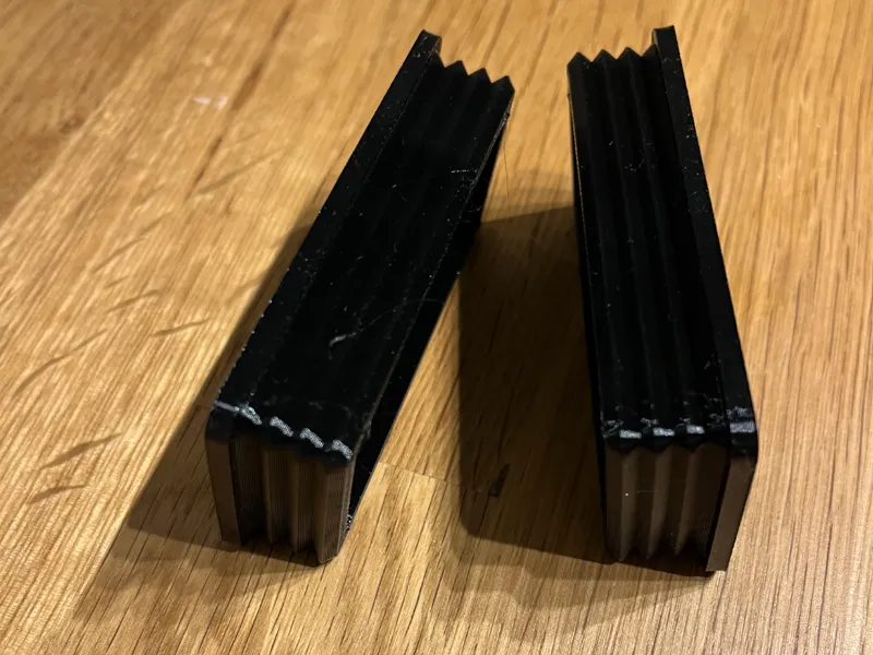 Embout de tube rectangle 80x40x2mm