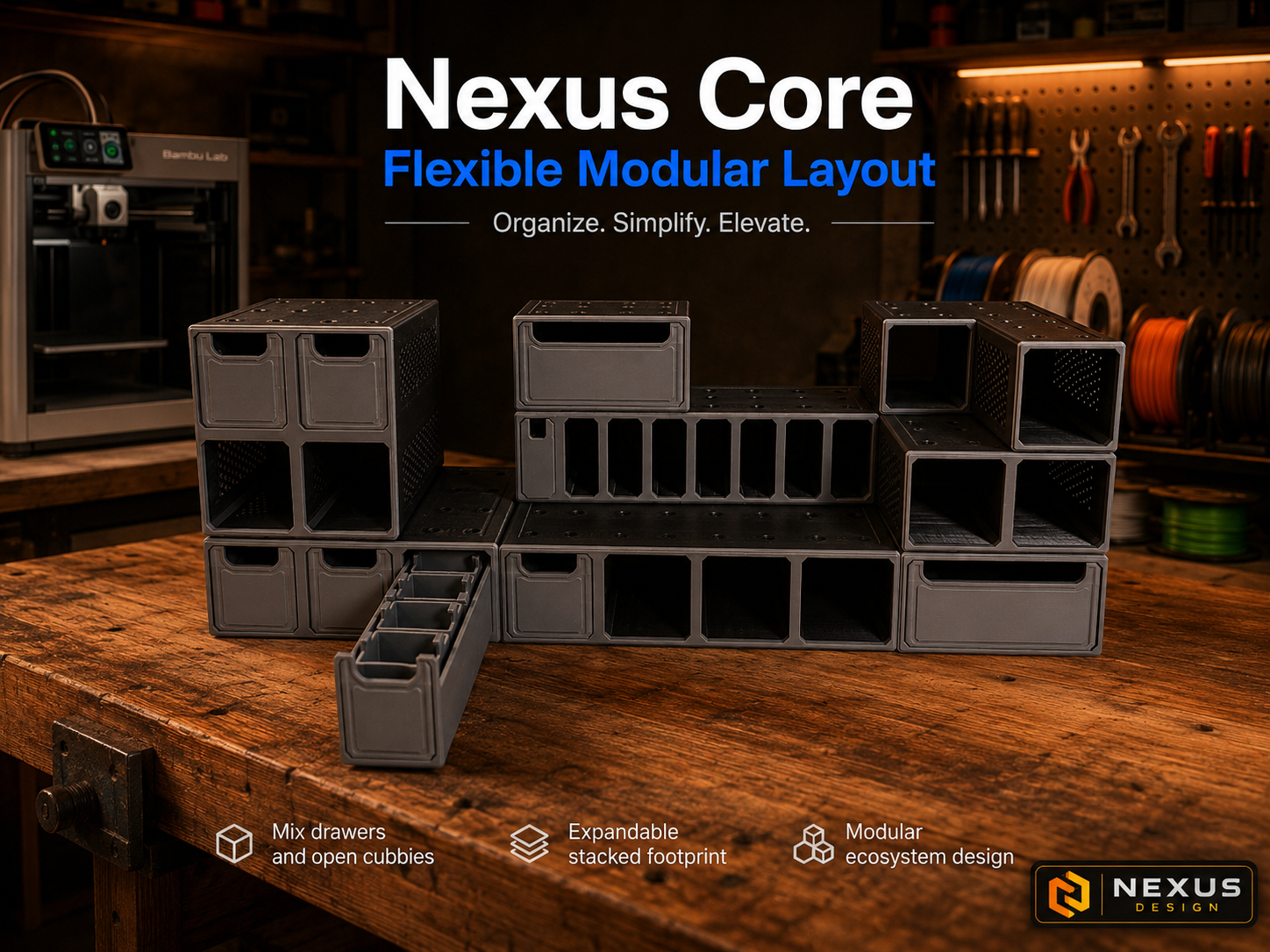 Nexus Core Standard — Modular Drawer System