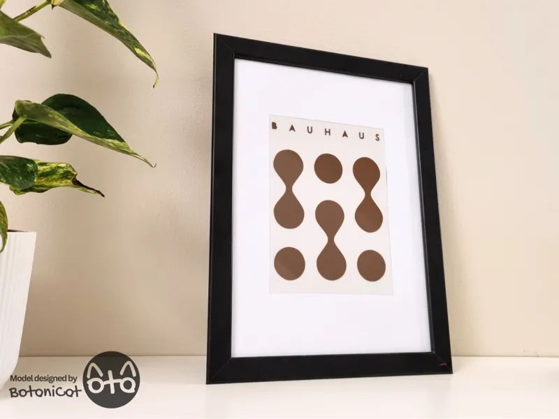 Abstract Geometric Wall Art - Bauhaus 3