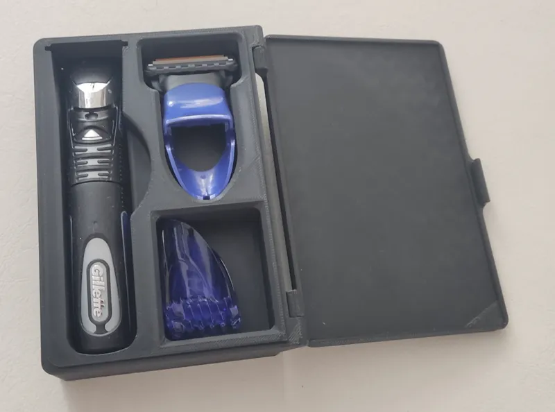 Gillette Styler Transport Box Case with logo