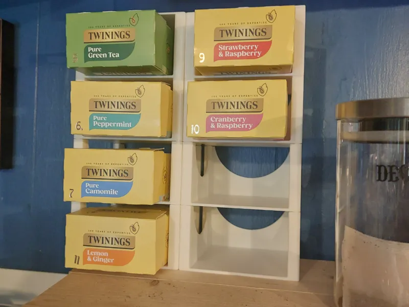 tea box organiser