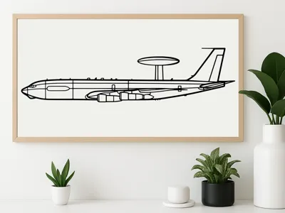 E-3C Sentry (Silhouette)