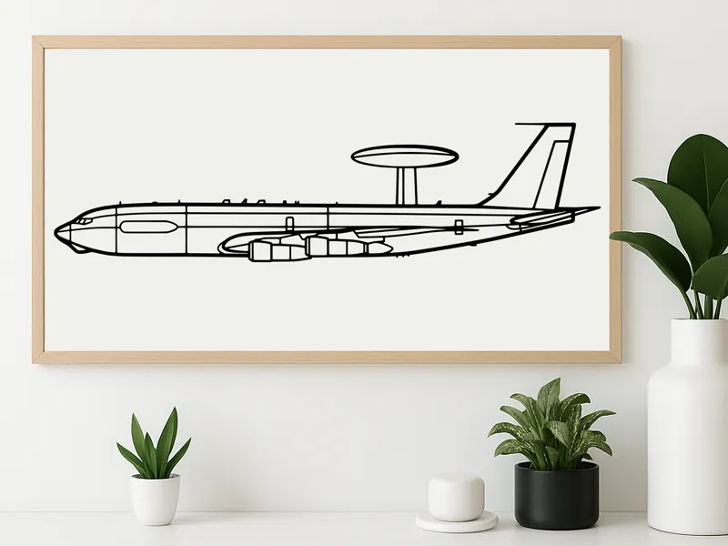 E-3C Sentry (Silhouette)