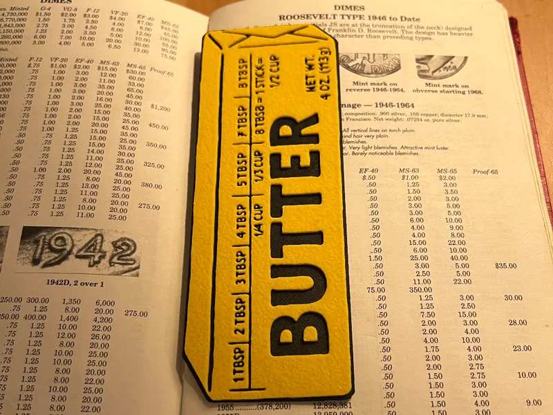 Butter Bookmark