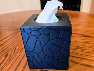 Square Stone Tissue Box Cover