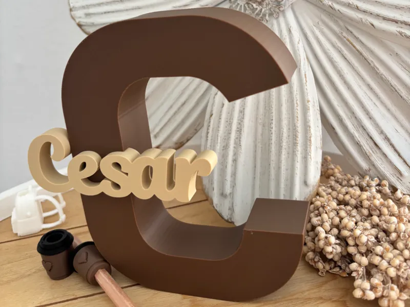 Personalisierter Name Cesar 