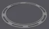 2 rings per plate 0.2mm layer, 3 walls, 0% infill
