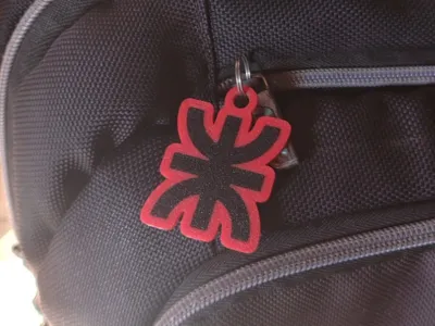 Multicolor UTN Keychain