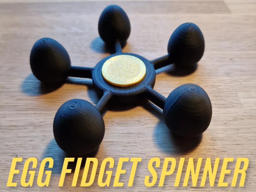 Easter egg fidget spinner - Free 3D Print Model - MakerWorld