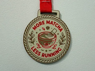 Medalla More matcha, less running
