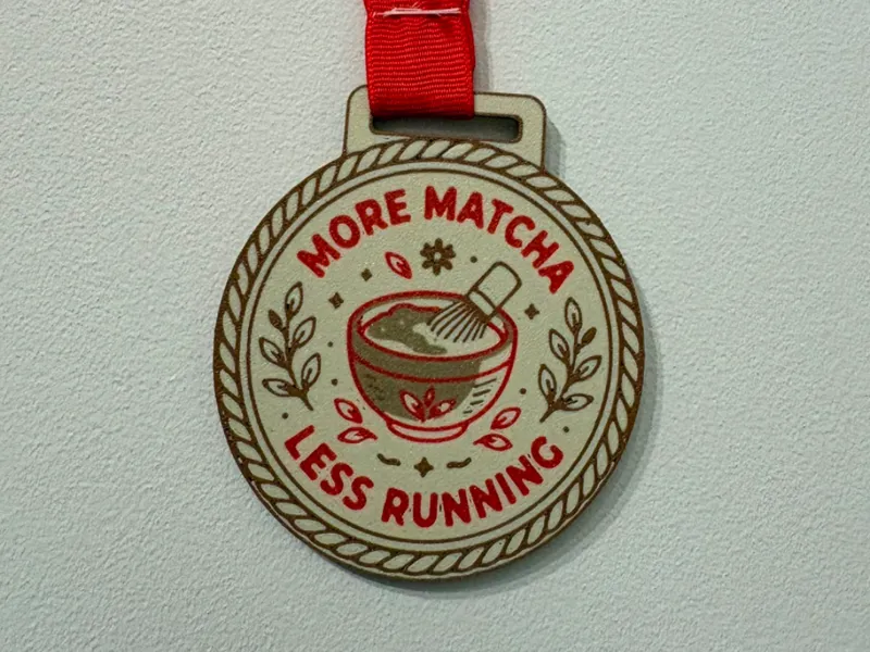 Medalla More matcha, less running
