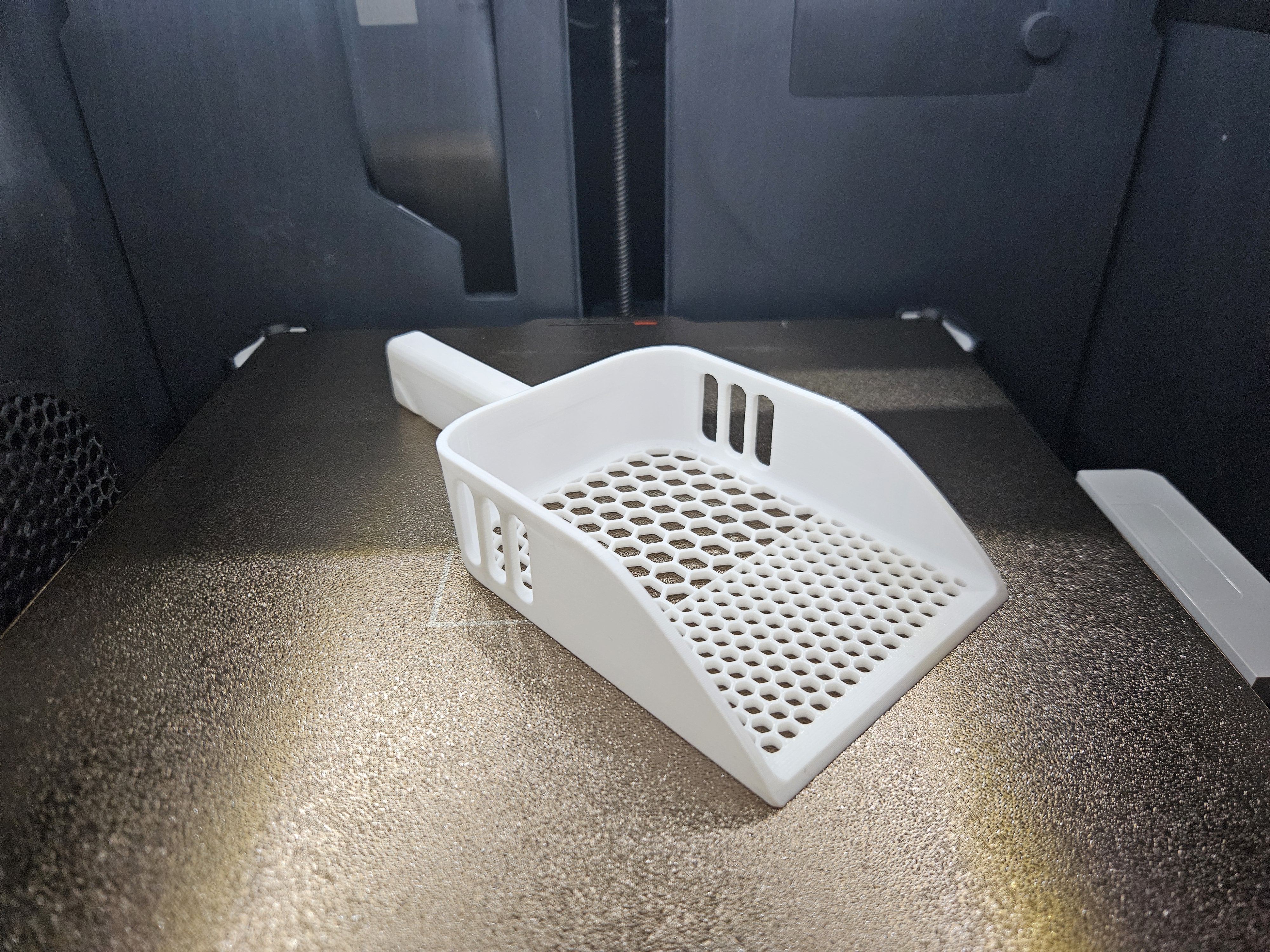 Miniatura 3 do modelo 3D 猫砂铲子 (大中小滤孔)