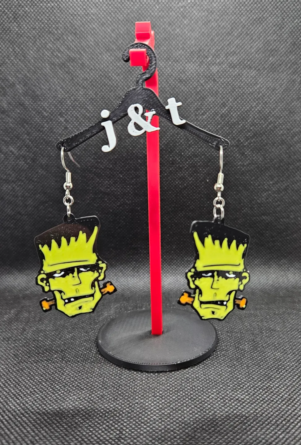 Frankenstein Earrings view 2