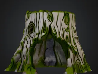 Tree Trunk 2-in-1 Snake Hide & Water Bowl