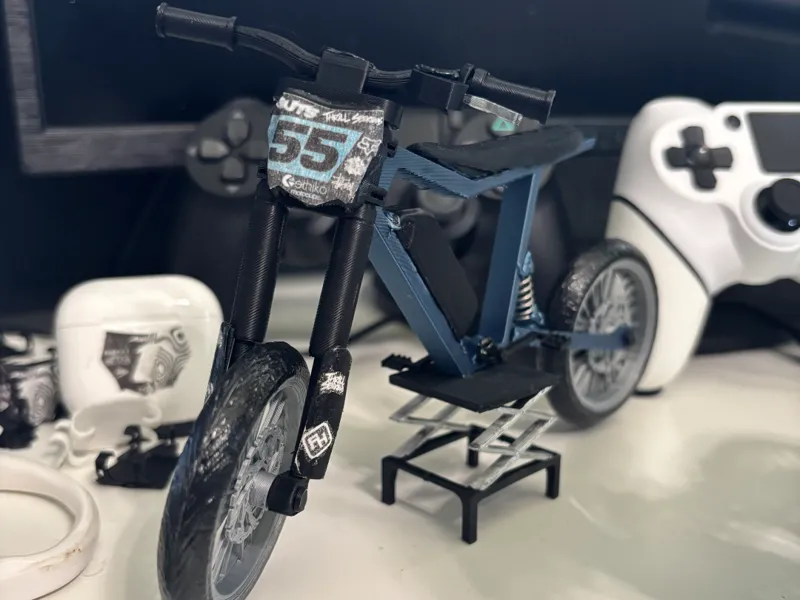 Better fork guards for mini bike