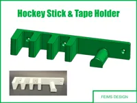 Support pour crosses de hockey et ruban adhésif — photo 2