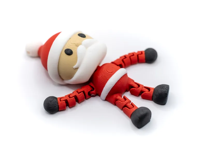 Flexi Santa (Magnet/Keychain)