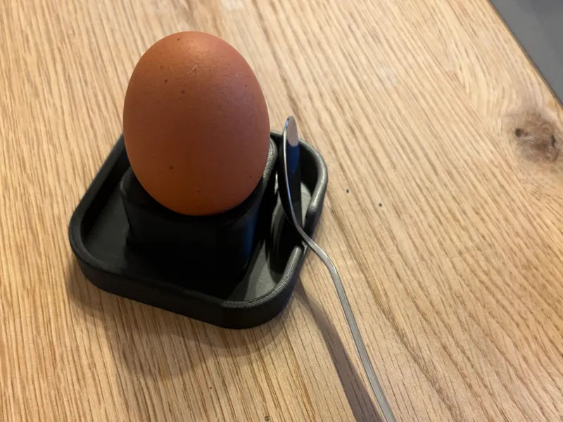 Egg & Spoon Holder