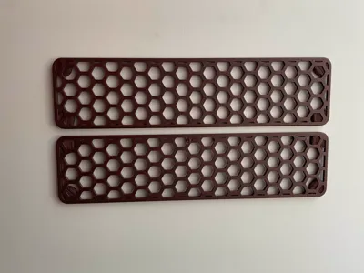 PC Fan dust cover panel 153mm x 38mm/ Magnets