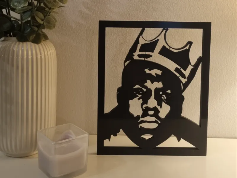 Biggie Smalls Bilderrahmen  / Aufsteller