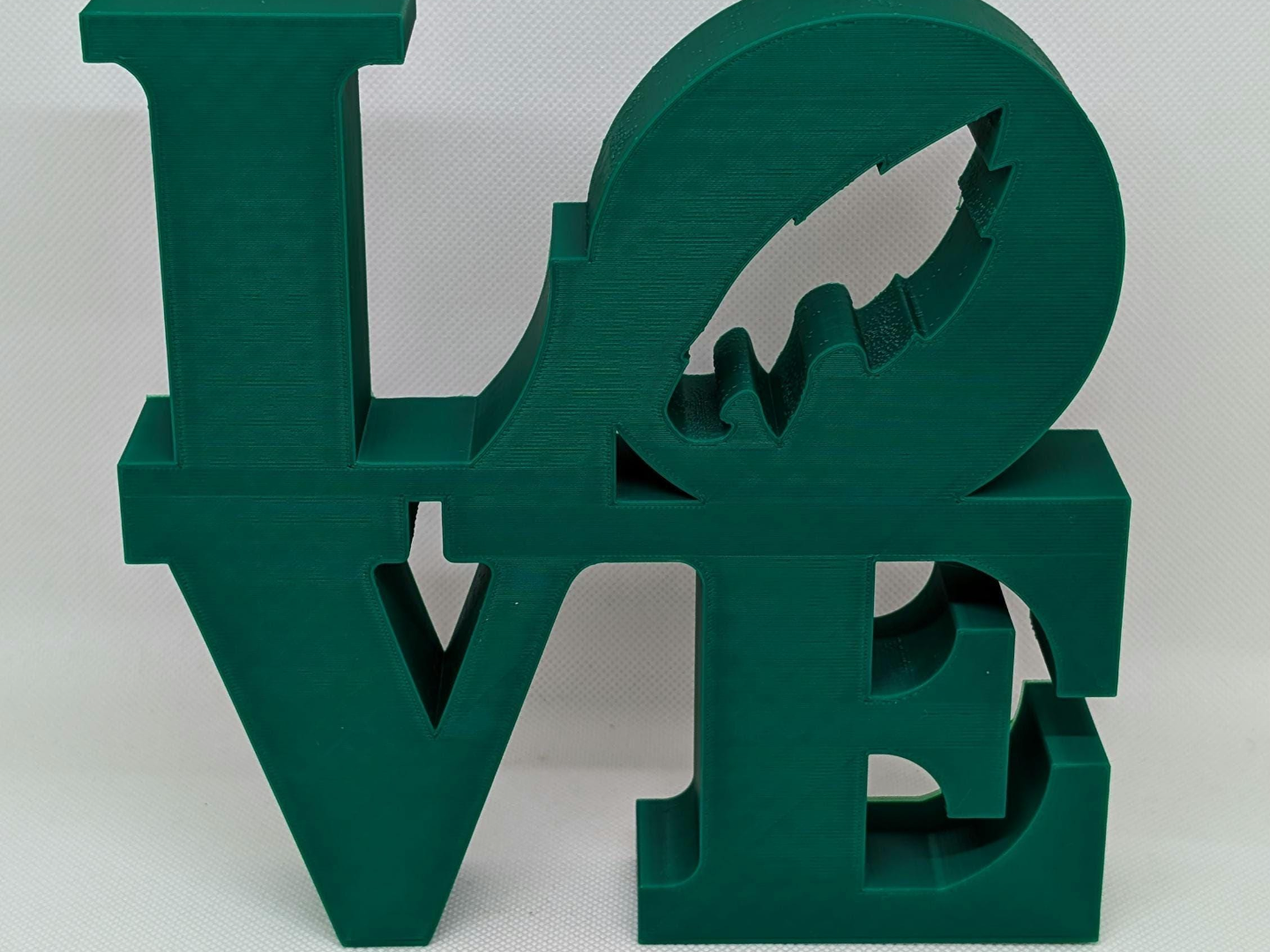 Philadelphia Eagles Love Park Sign - Philly LOVE