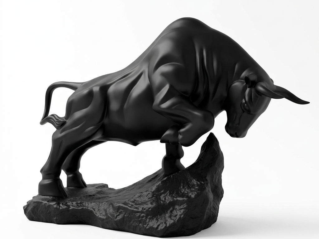 Bull Zodiac Statue Minimalist Taurus Sign Decor