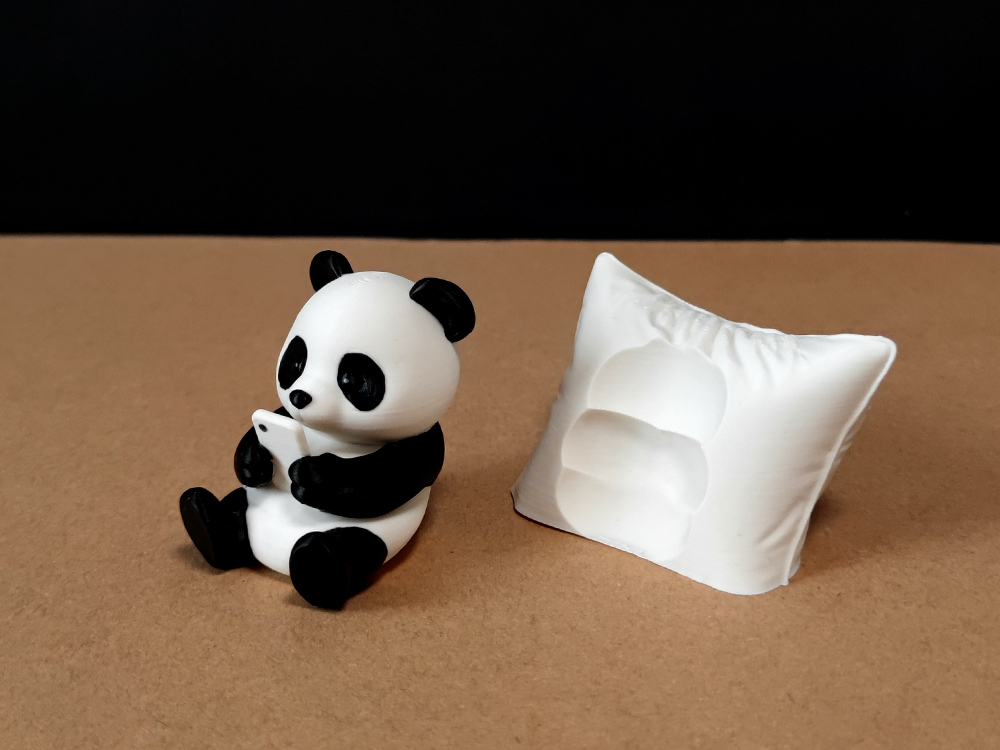 Miniatura 1 do modelo 3D 熊猫很忙（已分件）