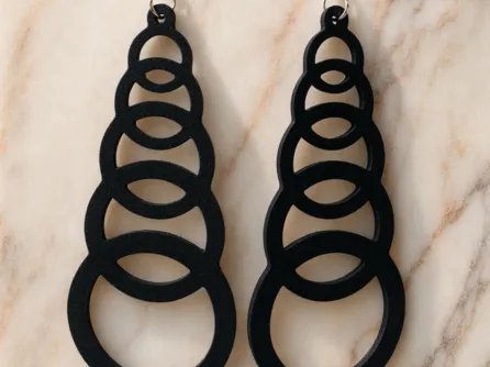 boucles oreilles bulles