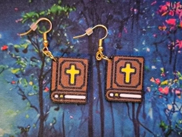 Christian Bible Earrings