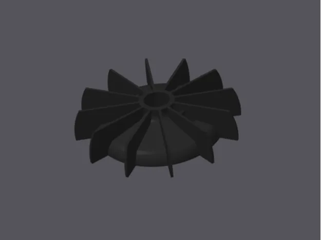 Lüfterrad 22mm innen 140mm außen