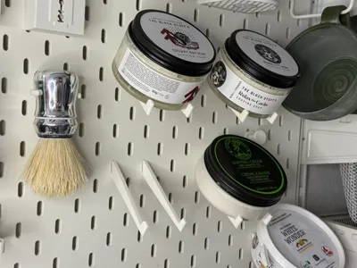 Shaving Soap holder for IKEA SKADIS - Parametric 