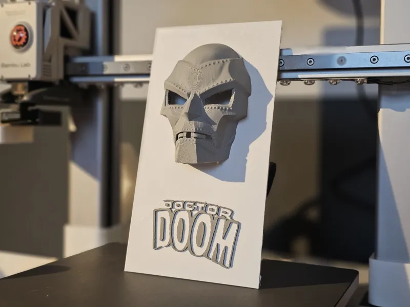 Doctor Doom 3D Wall Art – The Iconic Mask of Doom