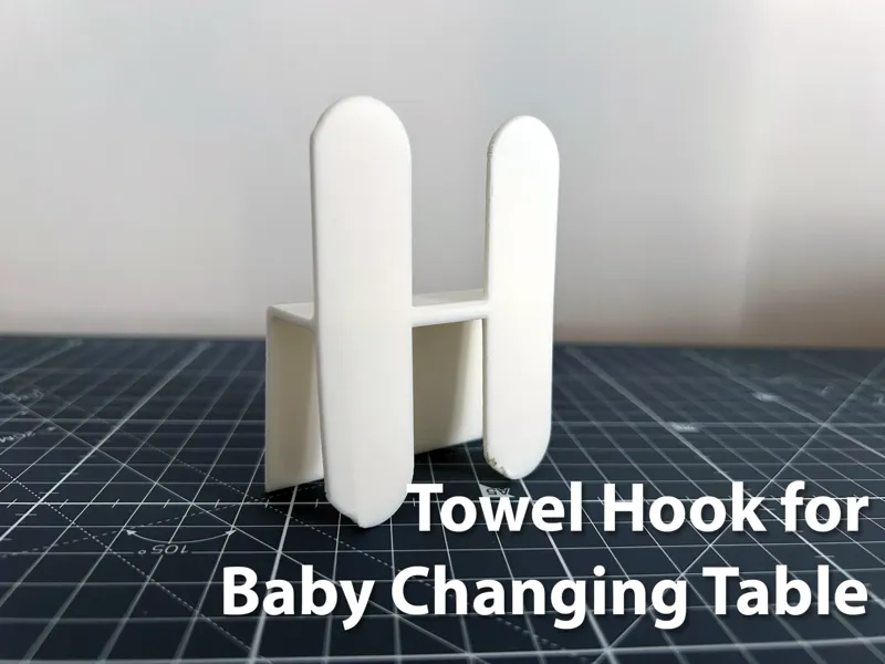 Towel Hook for Baby Changing Table