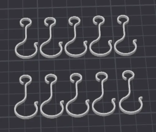 Christmas tree bauble hook