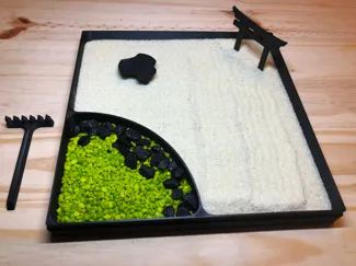 Zen garden japan relax and placeful 